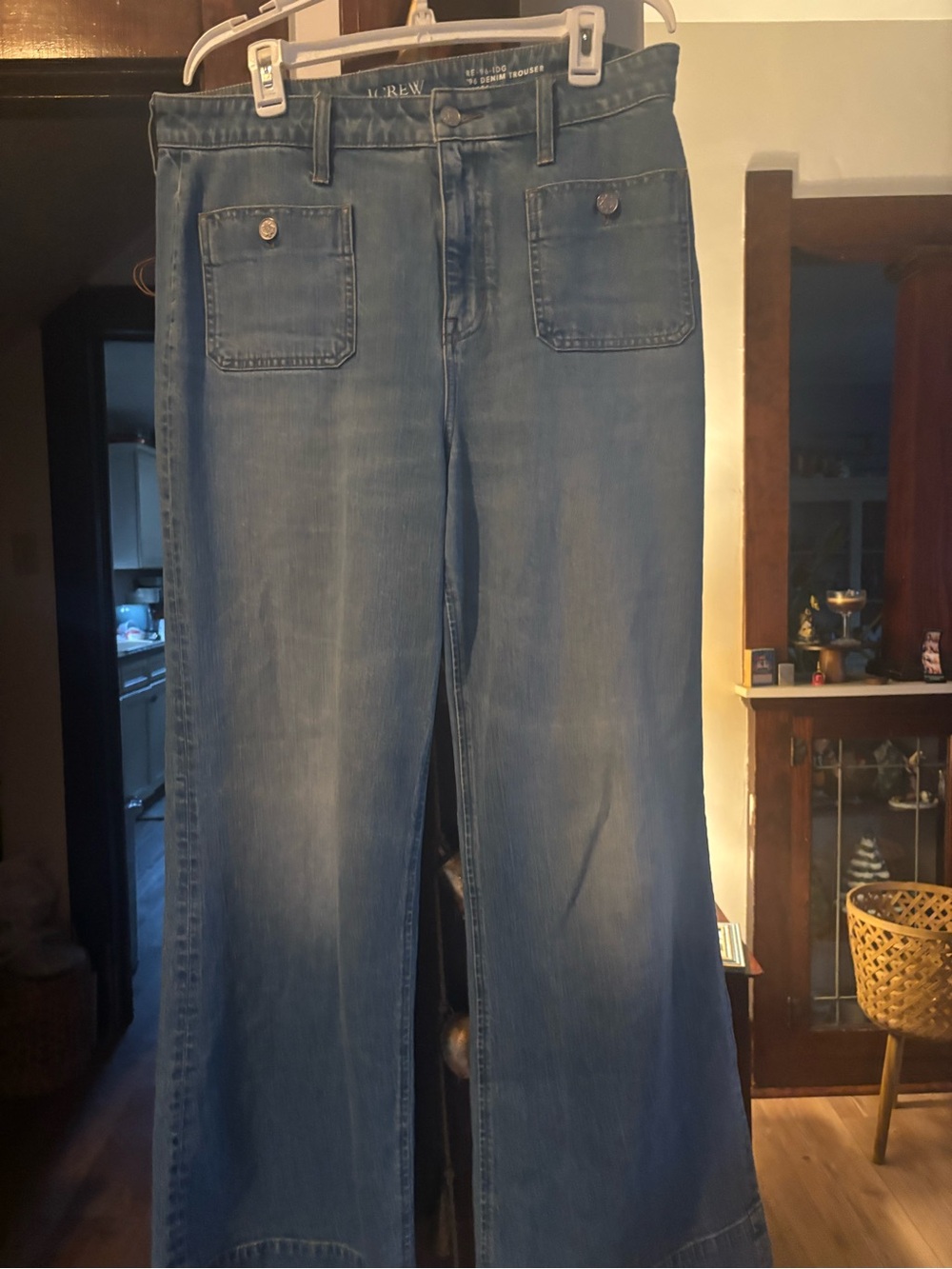 J. Crew Medium Blue Wide-Leg Denim Jeans